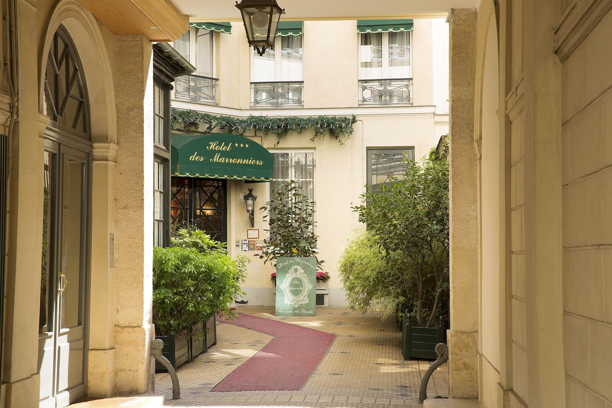 Hotel Des Marronniers Париж Екстериор снимка